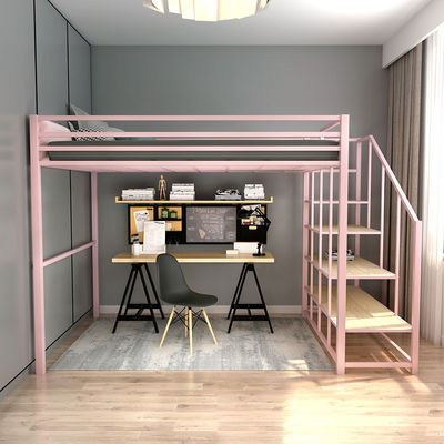 Chambre haute double avec cadre métallique et cabinet de lit d'hôtel Space Capsule