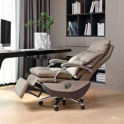 Chaise de chef confortable de design moderne avec charge USB sans fil et massage électrique