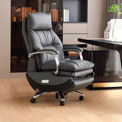 Chaise de chef confortable de design moderne avec charge USB sans fil et massage électrique