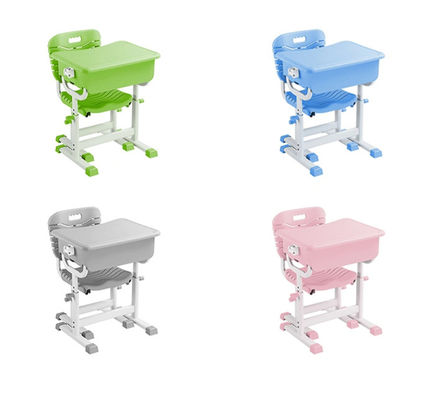 Ensemble de bureau et de chaise en plastique pour les enfants et les enfants pour les études scolaires ISO9001 ISO14001 Certifié