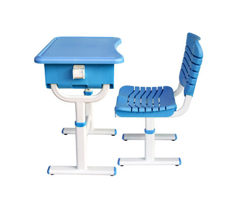 Ensemble de bureau et de chaise en plastique pour les enfants et les enfants pour les études scolaires ISO9001 ISO14001 Certifié