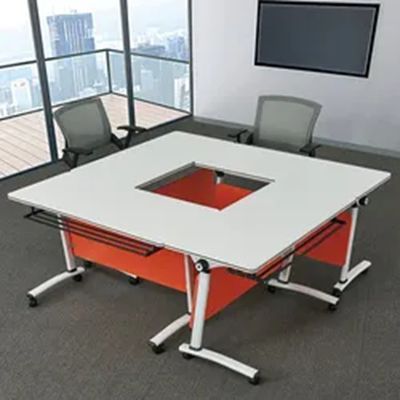 E1 Tableau de formation mobile pliable en carton mélamine MDF/MFC pour conférence hôtelière de bureau
