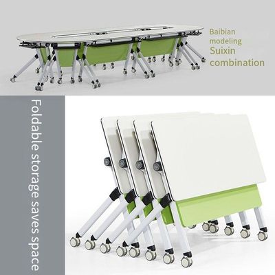 Tableau de salle de conférence pliable Bureau de poste de travail avec carte MDF/MFC E1