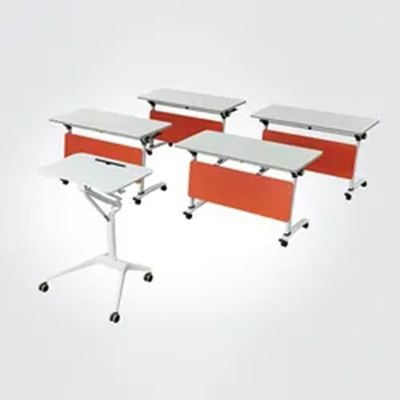 Tableau de salle de conférence pliable Bureau de poste de travail avec carte MDF/MFC E1