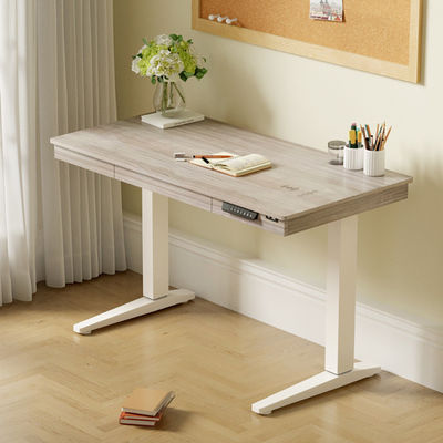 Bureau de bureau unique pour bureau debout et ordinateur portable gratuit Moins de 50 dB de bruit en acier inoxydable