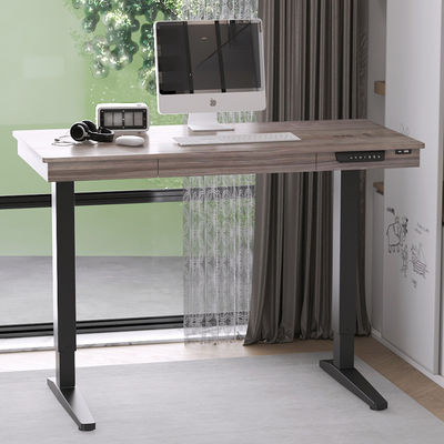 Bureau de bureau unique pour bureau debout et ordinateur portable gratuit Moins de 50 dB de bruit en acier inoxydable