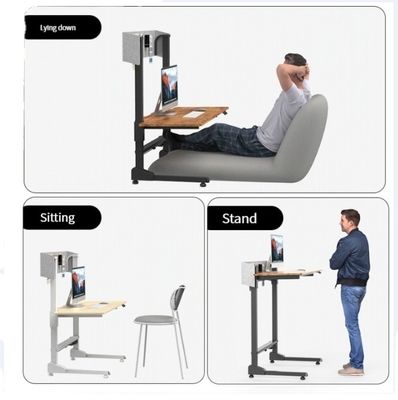 Bureau de bureau à domicile réglable en hauteur avec élévation électrique et vitesse de conception moderne 38 mm/s