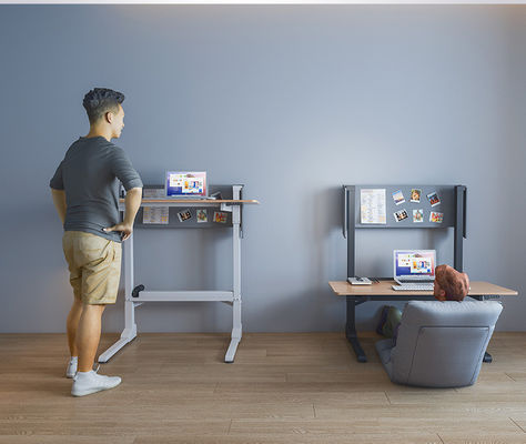 Bureau de bureau à domicile réglable en hauteur avec élévation électrique et vitesse de conception moderne 38 mm/s
