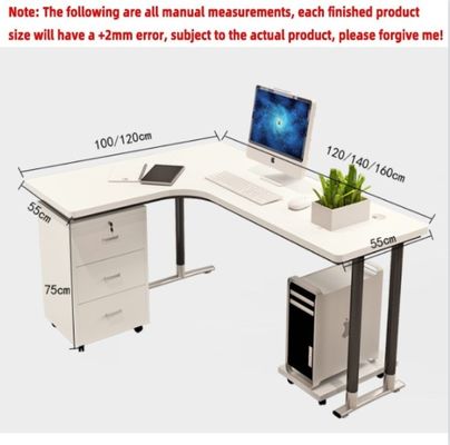 Station de travail de bureau moderne Fruniture Portable Standing Notebook Bureau Pour le canapé
