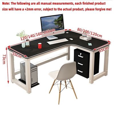 Tableau de bureau Tableau d'étude Bureau blanc avec tiroirs Armoire d'écriture Table de bureau portable