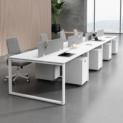 Zone de travail ouverte Meubles de bureau Stations de travail avec surface en mélamine