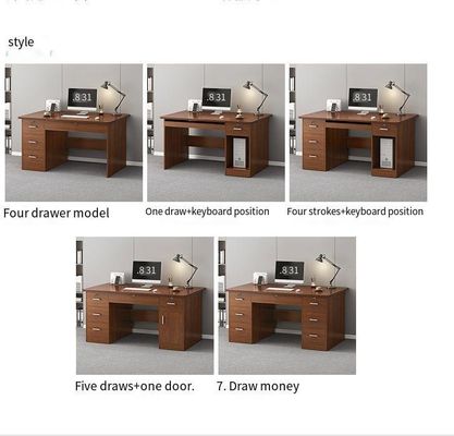Bureau de bureau de style bois pour les couleurs personnalisées et le bureau final