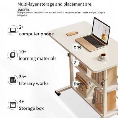 Meubles de bureau à domicile multifonctionnels Table élévatrice en bois avec conception réglable en hauteur