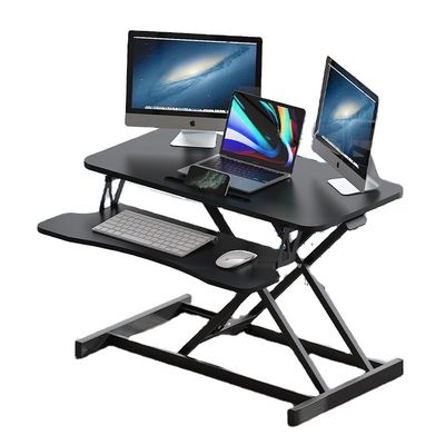 Tableau de levage pliable en acier inoxydable à hauteur réglable Bureau d'ordinateur