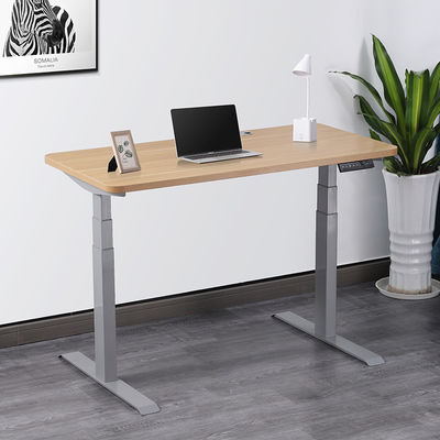 Cadre de bureau d'ordinateur télescopique en acier inoxydable avec hauteur réglable de 38 mm/s