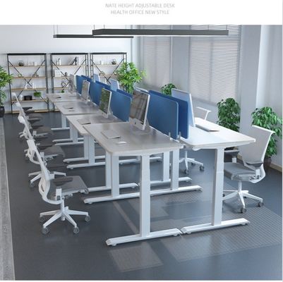 Cadre de bureau d'ordinateur télescopique en acier inoxydable avec hauteur réglable de 38 mm/s