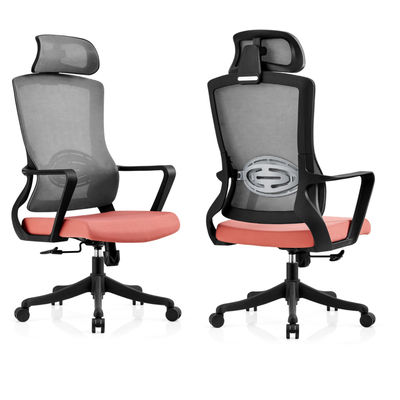 Chaise de bureau reculée en aluminium ergonomique sur mesure avec repose-pieds pour le style contemporain