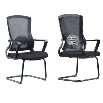 Chaise de bureau reculée en aluminium ergonomique sur mesure avec repose-pieds pour le style contemporain