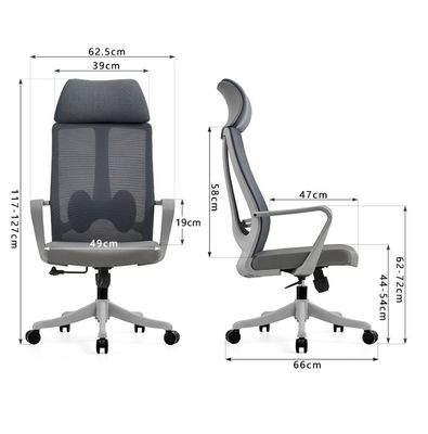 Emballement du courrier à l'arrière haute maison en tissu ergonomique en rotation Chaise de bureau pour gestionnaire