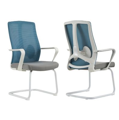 Chaise de bureau en tissu moderne Big Boss avec support lombaire réglable et base métallique