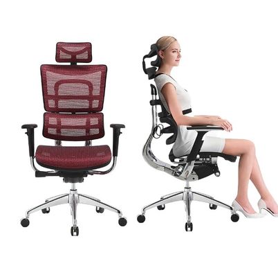 Courrier d'emballage Chaise de bureau moderne avec des jambes en bois massif appui-bras et soutien lombaire