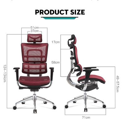 Courrier d'emballage Chaise de bureau moderne avec des jambes en bois massif appui-bras et soutien lombaire