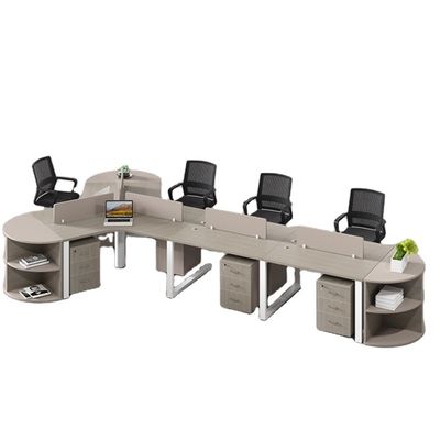 Meubles de bureau Bureau du personnel de l'entreprise CBD avec 2/3/6 postes de travail et combinaison de cloisons