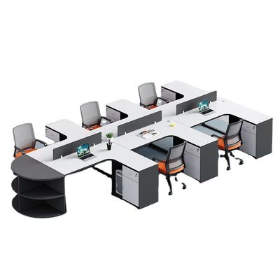Tableau de bureau et chaise combiné en aluminium/tissu/acier