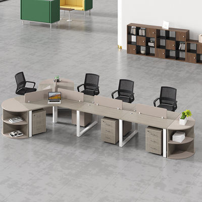 Lieux de travail Meubles de bureau Combinaison de bureau et de chaise en bois pour 3/6 personnes