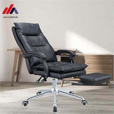 Type métallique Autre chaise haute arrière pour PC de bureau avec exécutif en cuir mobile