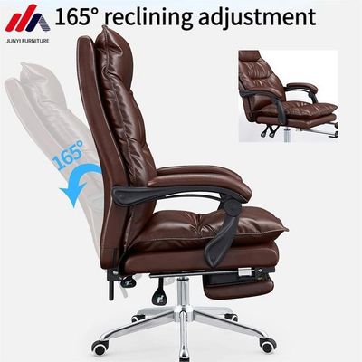 Type métallique Autre chaise haute arrière pour PC de bureau avec exécutif en cuir mobile