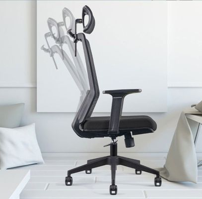 Mélange arrière et siège rembourrée en PU Chaise de bureau pour bureau de mode par Mike-H