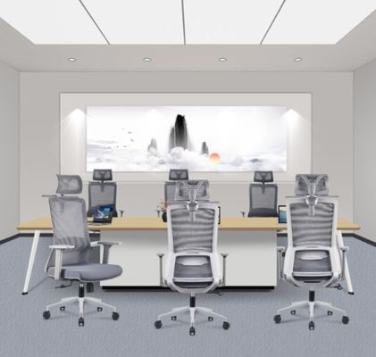 Mélange arrière et siège rembourrée en PU Chaise de bureau pour bureau de mode par Mike-H
