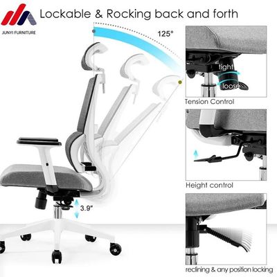 Liste de la chaise de bureau Taipan légère à dos haut cadre en aluminium et conception ergonomique