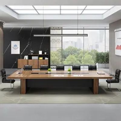25 mm d'épaisseur Table haut meubles de bureau Conférence Table longue pour la négociation