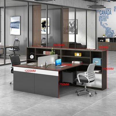 Meubles de bureau Bureau informatique Bureau de travail avec couleurs personnalisées Personnel Bureau ouvert