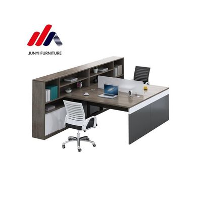 Station de travail de bureau de style moderne avec conception modulaire ouverte et matériau MFC