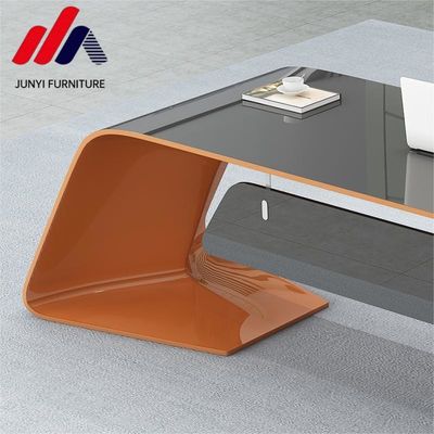 Créez un espace de travail professionnel avec la peinture à pâte en forme de L Bureau de bureau exécutif