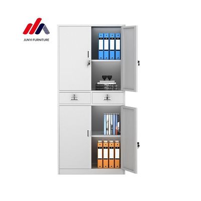 10 Armoire de dossiers pour le bureau Armoire en métal Armoire en fer 2 portes Armoire en acier Armoire en filet