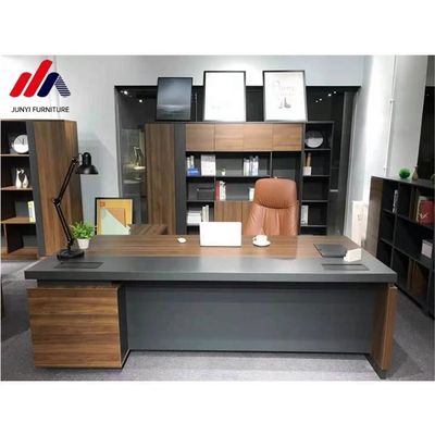 Y niveau d'emballage du courrier Mélamine E1 Matériau de luxe Meubles de bureau pour les bureaux des chefs