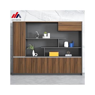 Épaisseur de 25 mm Armoire de rangement de bureau en bois pour l'affichage de fichiers Étagère arrière-plan