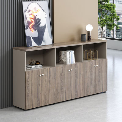 E1 Armoires de bureau en mélamine Armoires de bureau avec porte et étagères