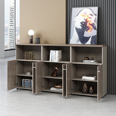 E1 Armoires de bureau en mélamine Armoires de bureau avec porte et étagères