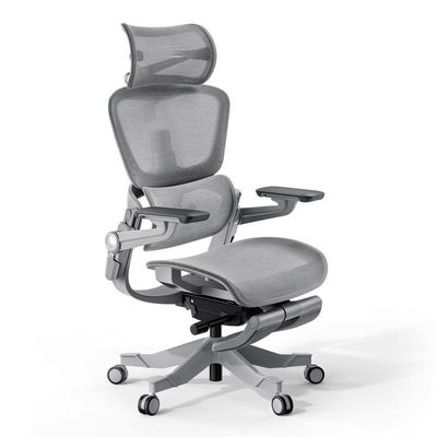 Chaise de bureau pivotante Boss personnalisée avec repose-pieds réglable et appuie-bras en métal en aluminium